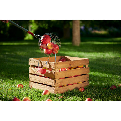 Wolf-Garten Multi-Star FC-M Fruit Collector Obstpflücker (Rot, Halterung im Lieferumfang enthalten)