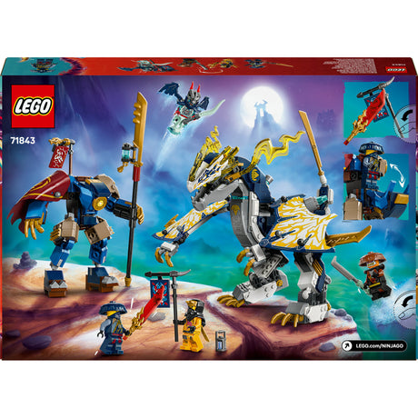 Lego ninjago 71843 szélhámos mech sárkánylovas