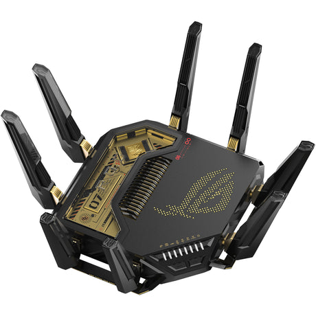Enrutador asus rog rapture gt-be98 edición 20 aniversario (negro)