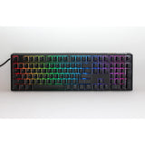 Ducky One 3 Classic, keyboard (black white, US layout, Cherry MX Speed Silver, RGB LED, double-shot PBT, hot-swappable, Quack Mechanics)