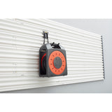 Stanley track wall - universal hook large holder (black)