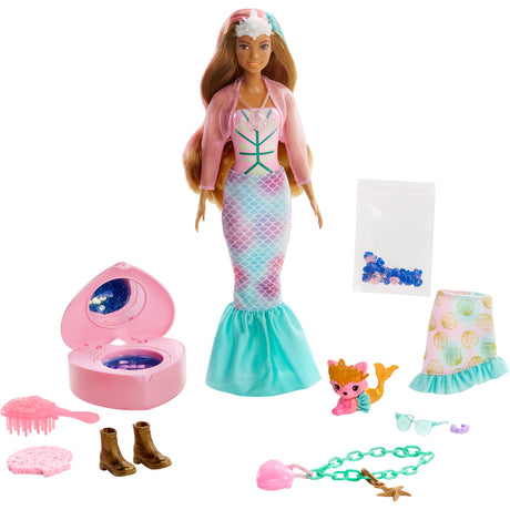 Barbie ujawnia kolory - lalka syrenka w stylu fantasy