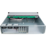 Inter-Tech IPC 2U-2404L SATA Rack Case (Black | 2x USB-A)