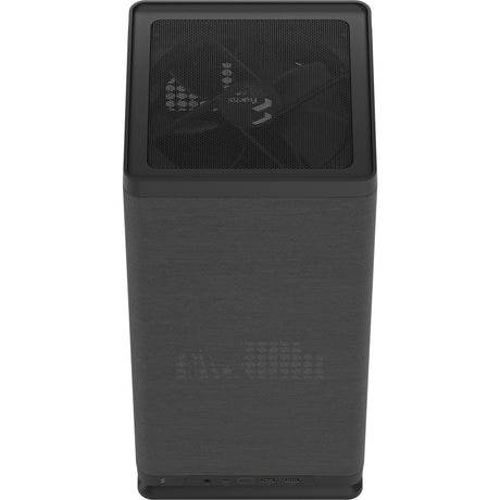 Fractal Design Mood Black Mini Tower Case (Black | 2x USB-A | 1x USB-C)