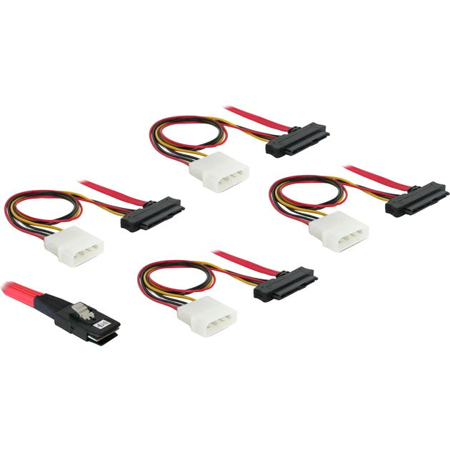 Delock Mini SAS 36-Pin > 4x SAS 29-Pin Adapter (rout, 0,5 Meter)