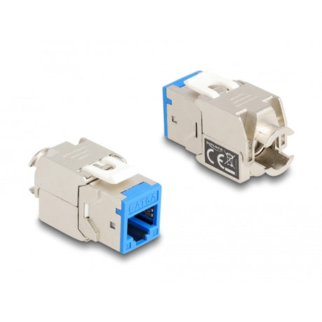 Delock module keystone prise rj45 vers lsa cat 6a sans outil, 8 pièces (multicolore)