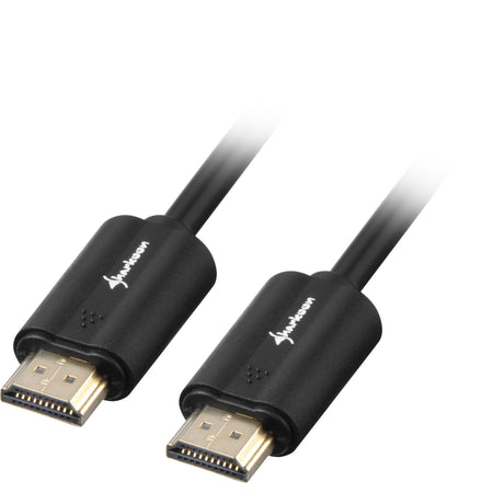 Sharkoon HDMI 2.0 Kabel (schwaarz, 2 Meter, 4K)