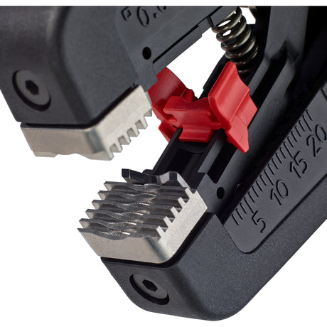 Knipex automata huzalcsupaszító fogó | hossza 195 mm | 0,08-16 (awg 28-5) mm² | 1 darab - 12 52 195 - 12 52 195
