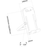 Neomunts Tablet-Un2.00 White Tablet Support