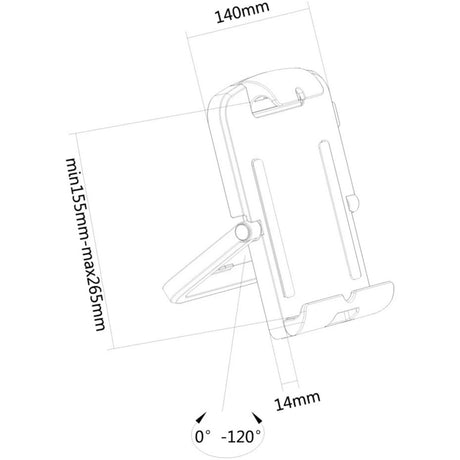 Neomounts Tablet-un200white Tablet Support Stand (wäiss)