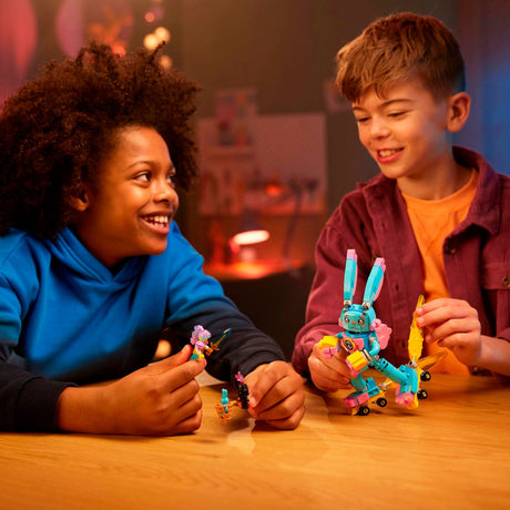 Lego dreamzzz - izzie agus bunchu an bréagán tógála coinín (71453)