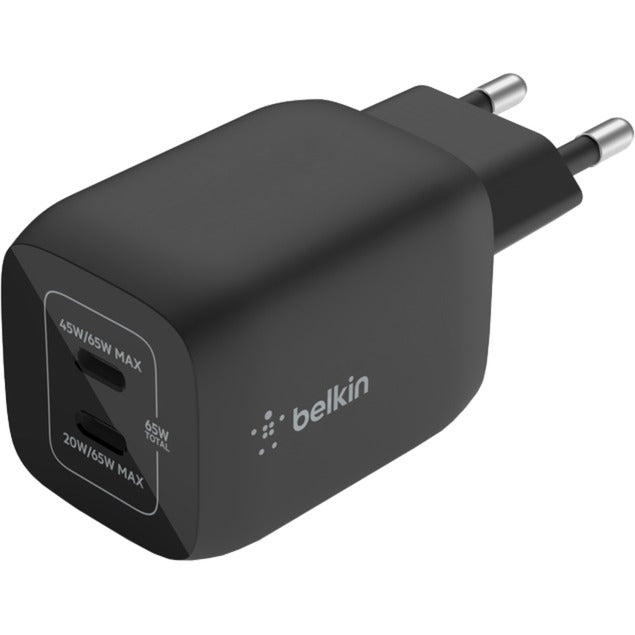 Belkin Boostcharge Pro 2-Poort USB-C GAN Mauer Loader mat P