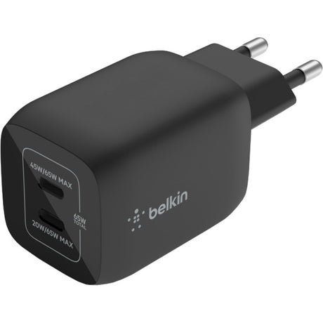 Belkin Boostcharge Pro 2-Poort USB-C GAN Mauer Loader mat P