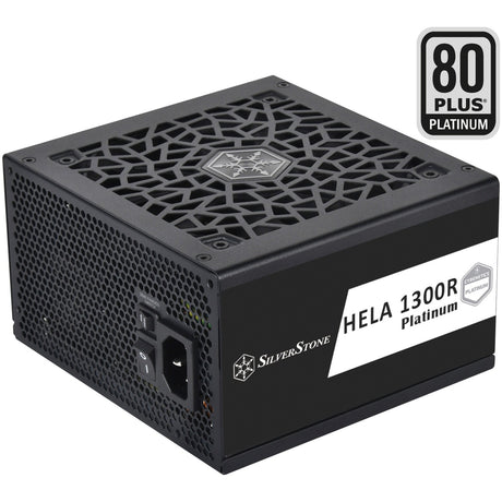 Silverstone hela 1300r Platin, modulär 1300 Watt Stroumversuergung (schwaarz, 8x pcie)