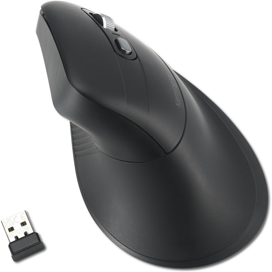 Kensington pro fit ergo my630 eq rechargeable mouse (black, 1000 - 2400 dpi, Bluetooth, 2.4 GHz)