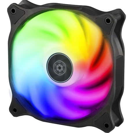 Ventilátor Silverstone air blazer 120r rgb (černý, 120 x 25 x 120 mm, pwm)