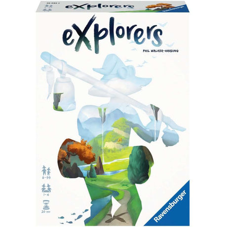 Ravensburger explorers stalo žaidimas (anglų k., 1–4 žaidėjai, 20–30 min., nuo 8 metų)