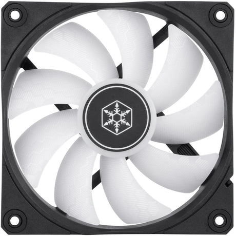 Silverstone shark force 120 argb ventilateur de boîtier (noir, 120 x 120 x 25 mm, pwm)
