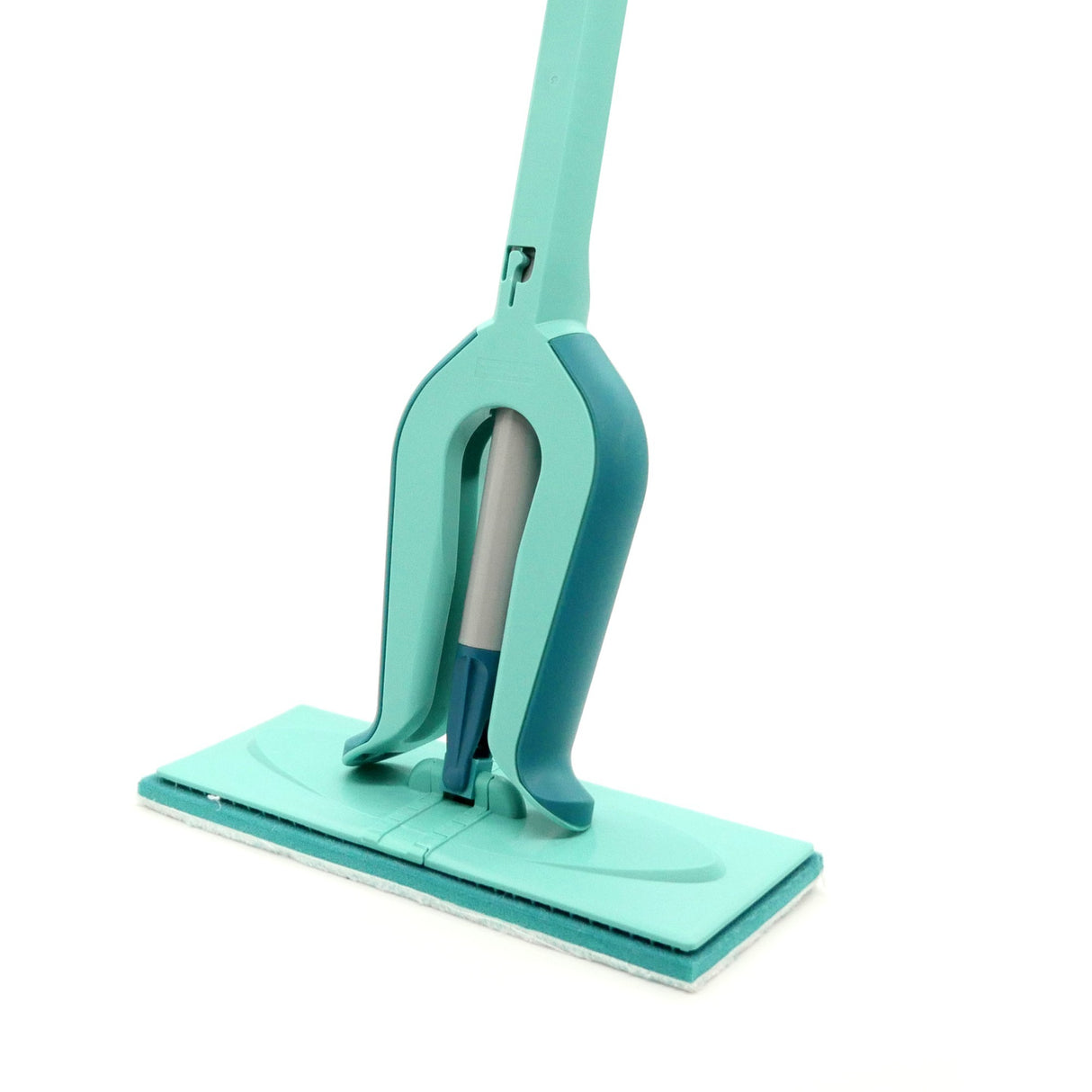 Leifheit picobello essuie-sol s micro duo avec manche - largeur d'essuyage 27 cm - turquoise - gris