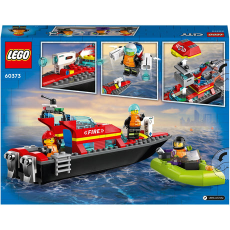 Lego city livbåtbrannleke for barn - 60373
