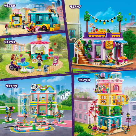 Cairde Lego - bréagán tógála ionad spóirt (41744)