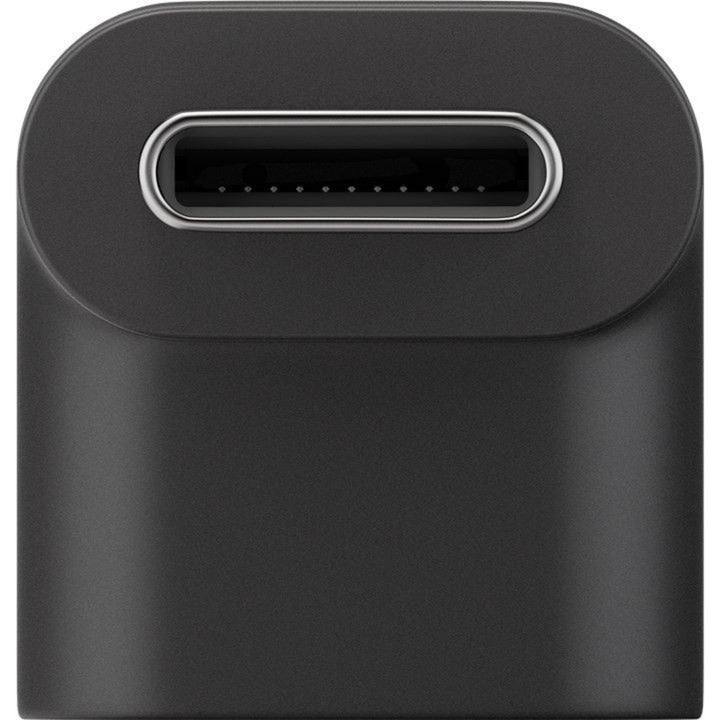 Goobay adapter USB-C socket > USB-C plug, 90° (black)