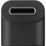 Goobay adapter USB-C socket > USB-C plug, 90° (black)
