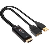 Aktivni adapter Club 3D HDMI na DisplayPort (0,25 metra, 4K 60 Hz)