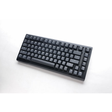 Ducky ProjectD Tinker 75 with QMK VIA, keyboard (black and white, US layout, Cherry MX Blue, RGB LED, double-shot PBT, hot-swappable, gasket mount, 75%)