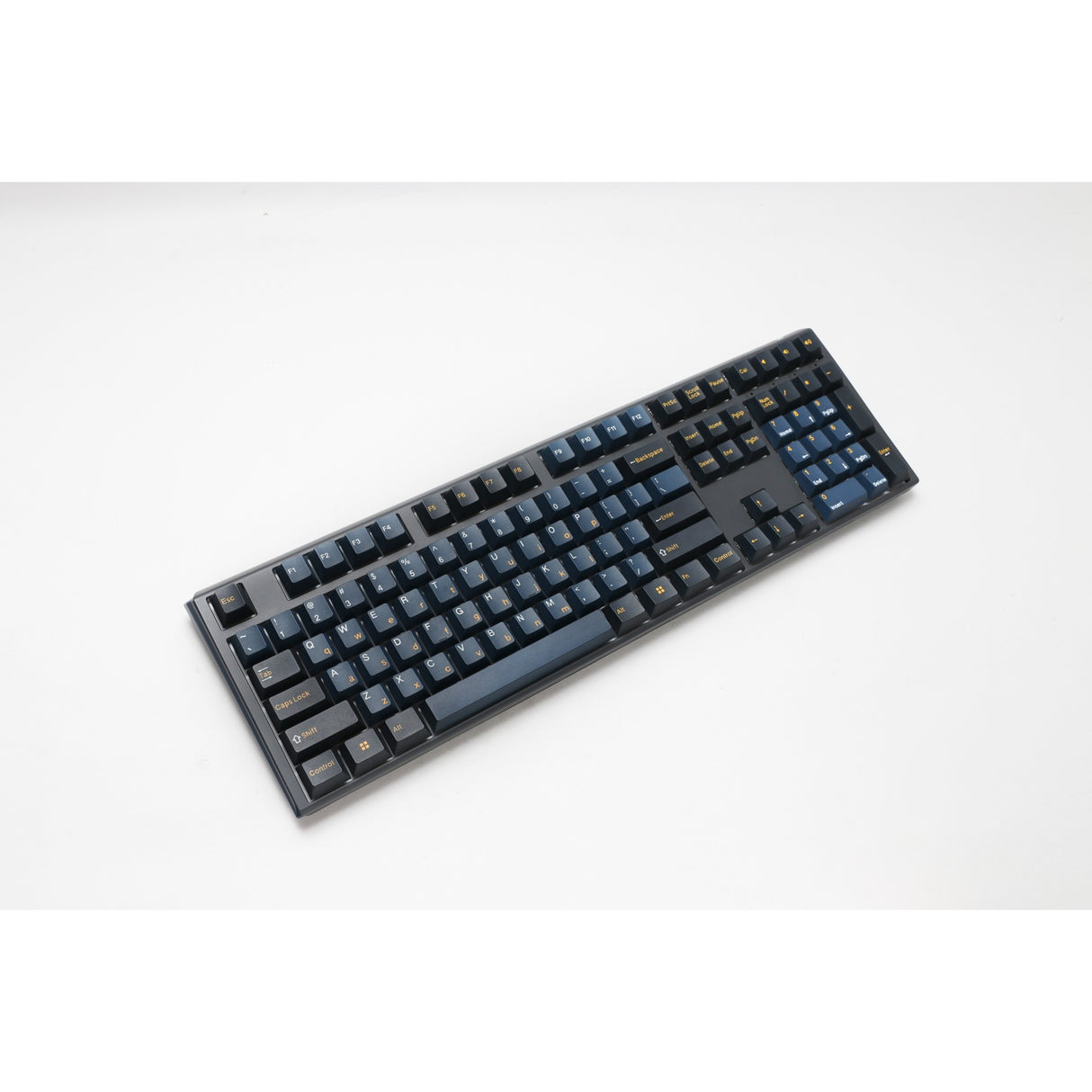Ducky One 3 Pro, gaming keyboard (black, US layout, Cherry MX2A Blue, RGB LED, double-shot PBT, Quack Mechanics, hot-swap)