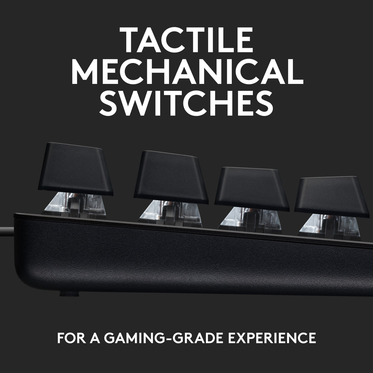Logitech g413 tkl se mechanisch gaming toetsenbord (zwart, us-international lay-out (qwerty), gl tactile, 80% (tkl))