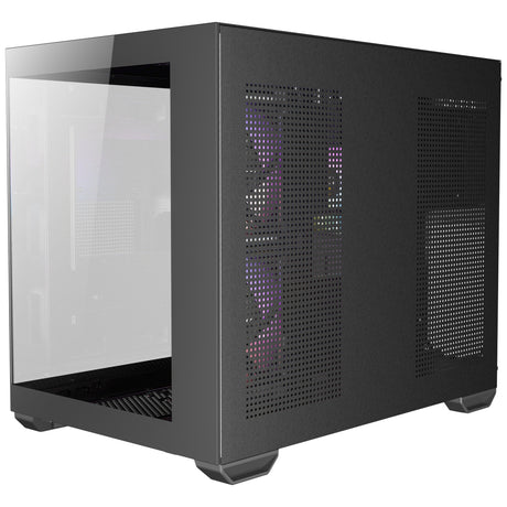Antec cx600m argb mini tower housing (black | 3x usb-a | tempered glass)