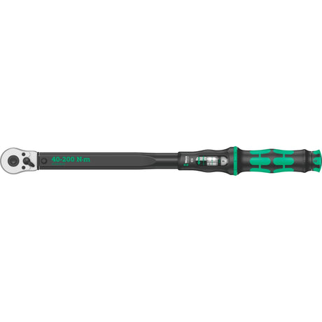 Wera click-torque c 3 draaimomentsleutel met omschakelratel (zwart groen)