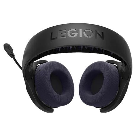 Lenovo legion h410 draadloze gamingheadset over-ear gaming headset (zwart paars, bluetooth, 2,4 ghz, playstation 4, playstation 5, nintendo switch, pc)