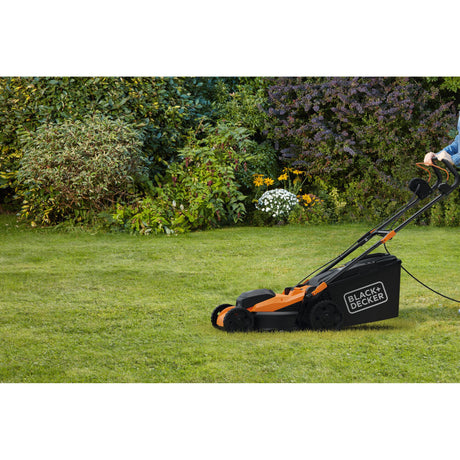 Black+decker bemwp400 lawn mower (orange black, 40cm, 1800w)