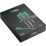 Wera 334 6 screwdriver set Kraftform Plus (black green, 6-piece)