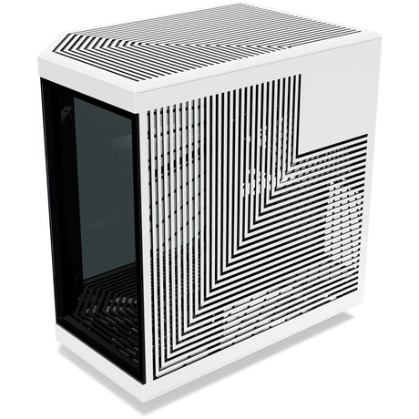 Hyte Y70 Touch Infinite Mid-Tower Case (White Black | 2x USB-A | 1x USB-C | Tempered Glass)