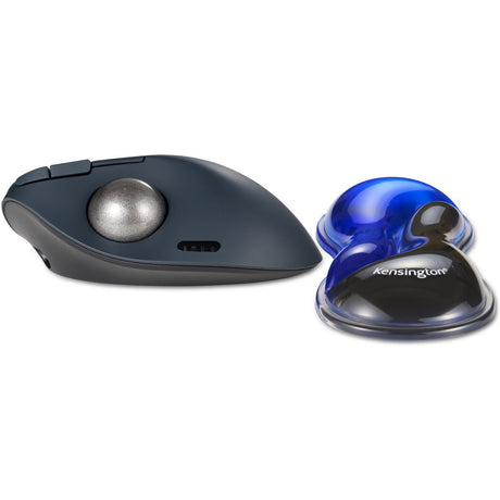 Apoio de pulso Kensington slim duo gel mouse trackball apoio de pulso (azul preto)