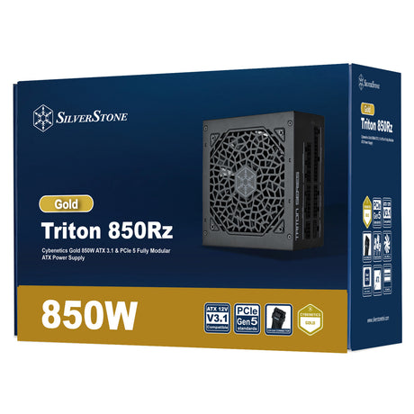 Silverstone Triton 850rz Modular 850 Watt Power Supply (Black, 1x 12v-2x6, 3x pcie)