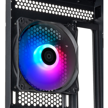 Boîtier Silverstone Fara 514x Midi Tower (noir | 2x USB-A | 1x USB-C | RVB | verre trempé)