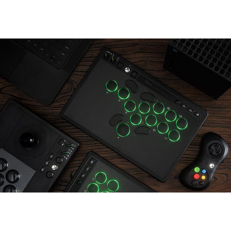 8bitdo arcade controller for xbox (black, 2.4 ghz usb, xbox series x|s, xbox one, pc)