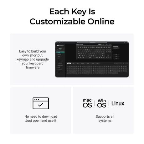 Keychron v3 ultra 8k wireless custom mechanical keyboard (black, US layout (QWERTY), silk POM brown, 80% (TKL), RGB, hot-swap, 2.4 GHz | Bluetooth 5.3 | USB-C)