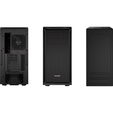 Roueg sinn! Pure Base 600 Midi Tower Gehäuse (schwaarz | 2x USB-A)
