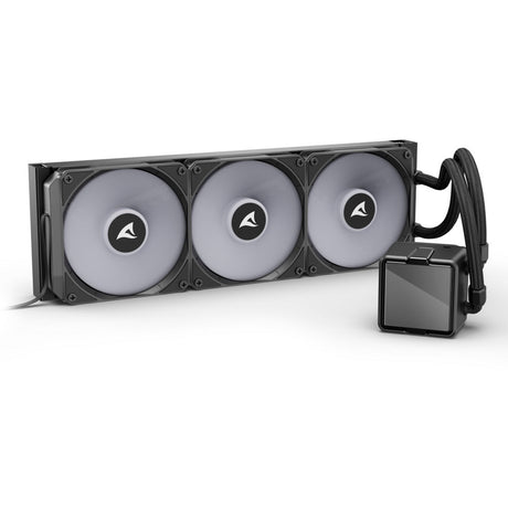 Sharkoon s100 argb water cooling (black, 4-pin pwm fan connector)