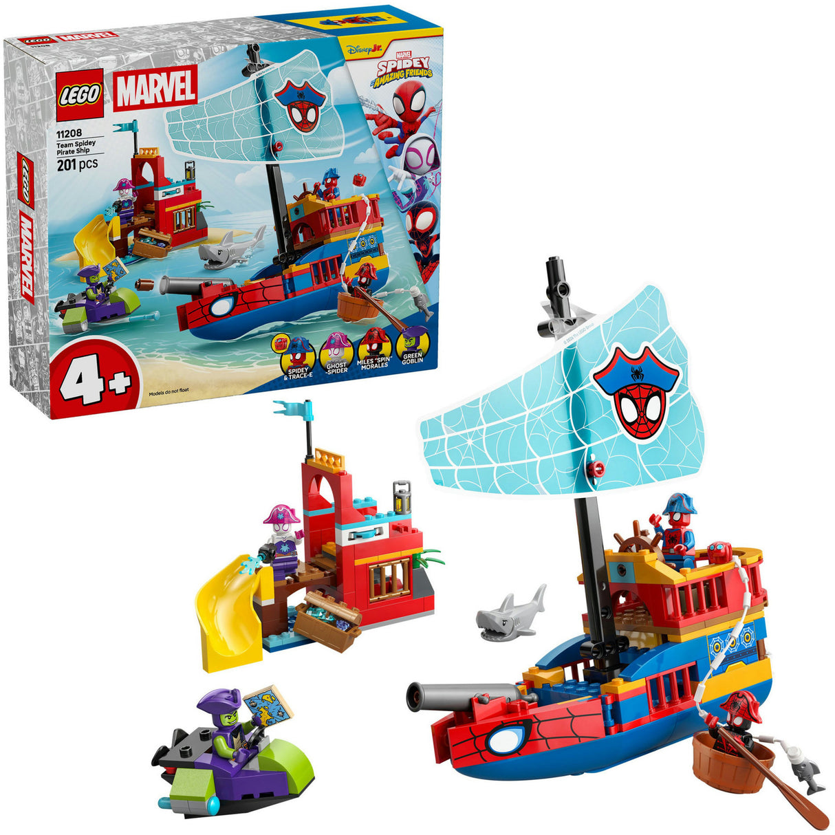 Lego Spidey 11208 Team Spidey Pirateschëff