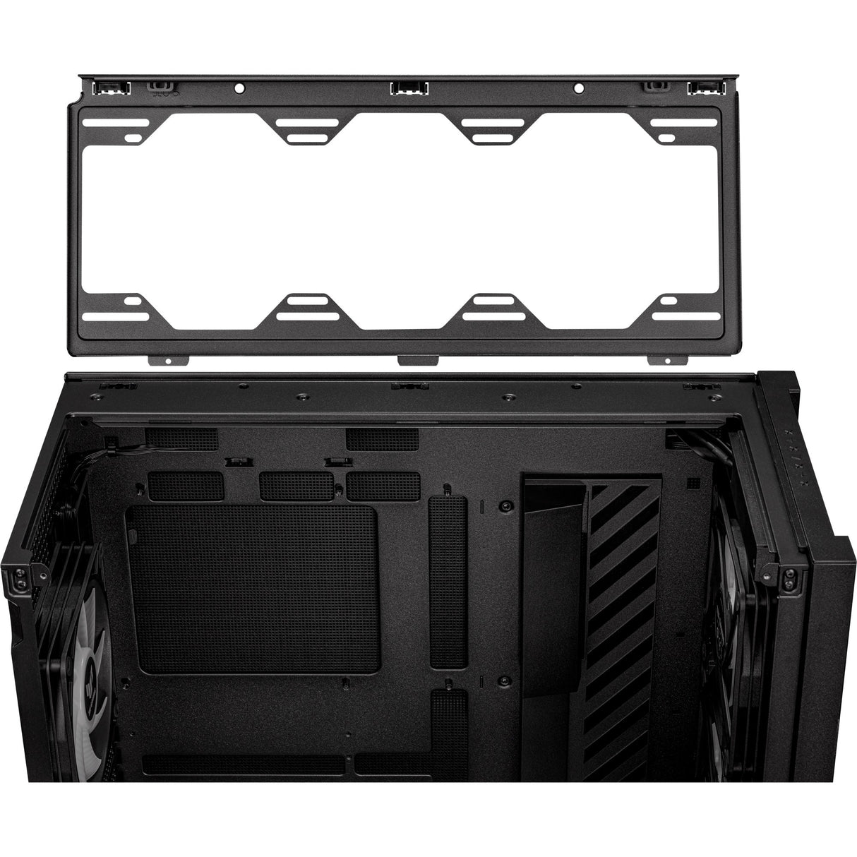 Asus tuf gaming gt302 argb midi tower ohišje (črno | 2x usb-a | 1x usb-c | rgb | kaljeno steklo)