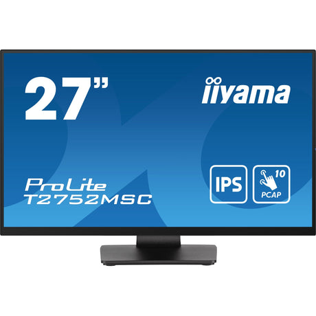 Iiyama prolite t2752msc-b1 27 monitor dotykowy (czarny, HDMI, Display Port, 2x USB-A, USB-B)