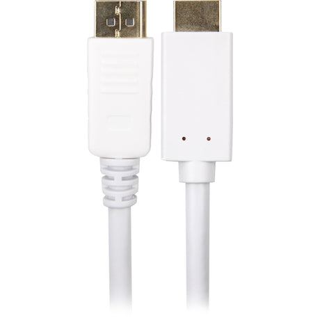 Sharkoon displayport 1.2 > hdmi-adapter (vit, 1 meter, 4k)