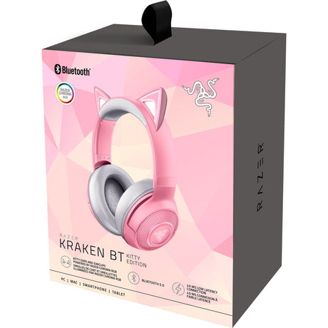 Razer Kraken Kitty V2 Pro RGB Over-Ear Gaming Headset (Pink)