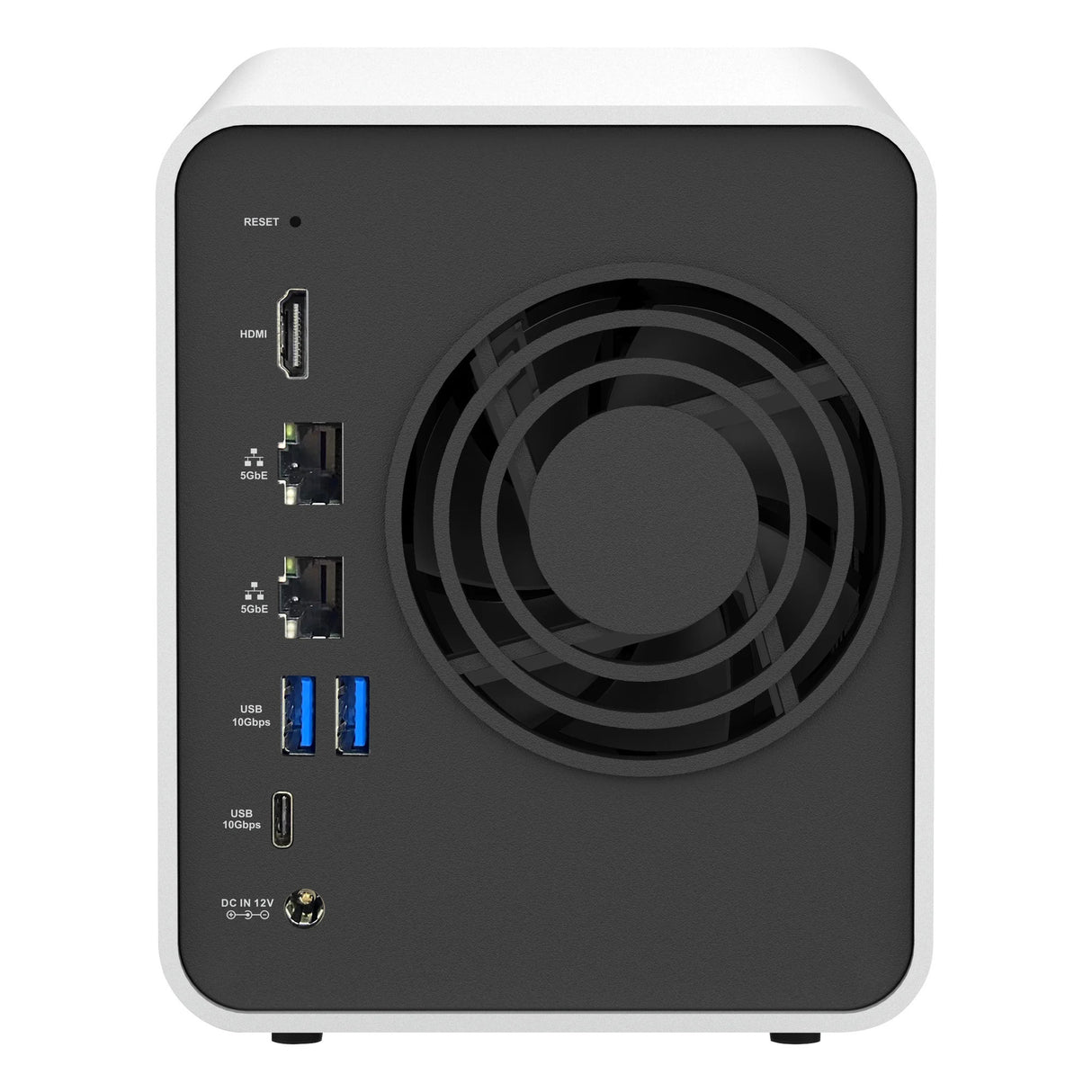 Terramaster F2-425 Plus NAS (white, 2x 5GbE, HDMI, USB)